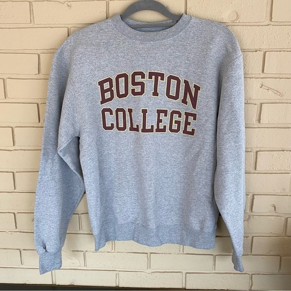 Boston College Gray Champion Crewneck Sweatshirt Size Medium M - Picture 1 of 6